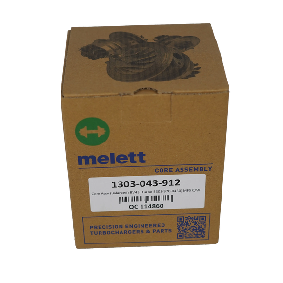 Melett Turbo Core for Hyundai Santa Fe & Kia Sorento 2.2L D4HB CRDi BV43 2F650   Turbosdirect